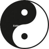 Postkarte Ying & Yang